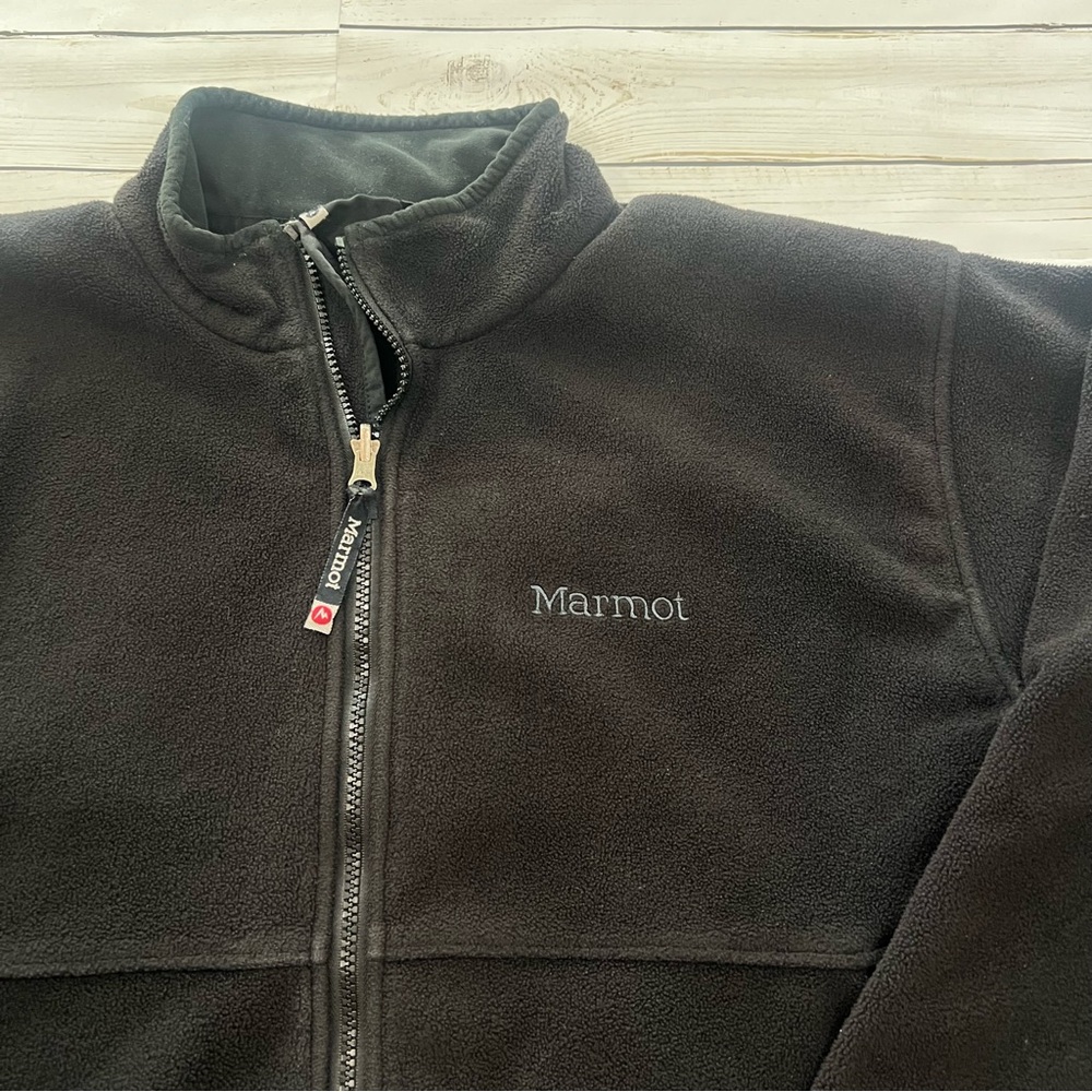 Marmot Black Performance Jacket Full-Zip Fleece M… - image 5